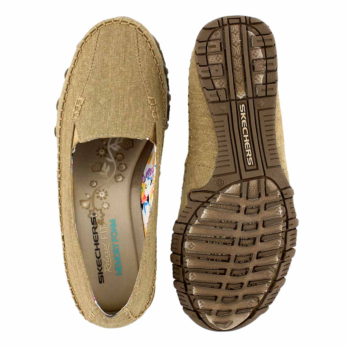 Lds Neverland tan slip on casual shoe