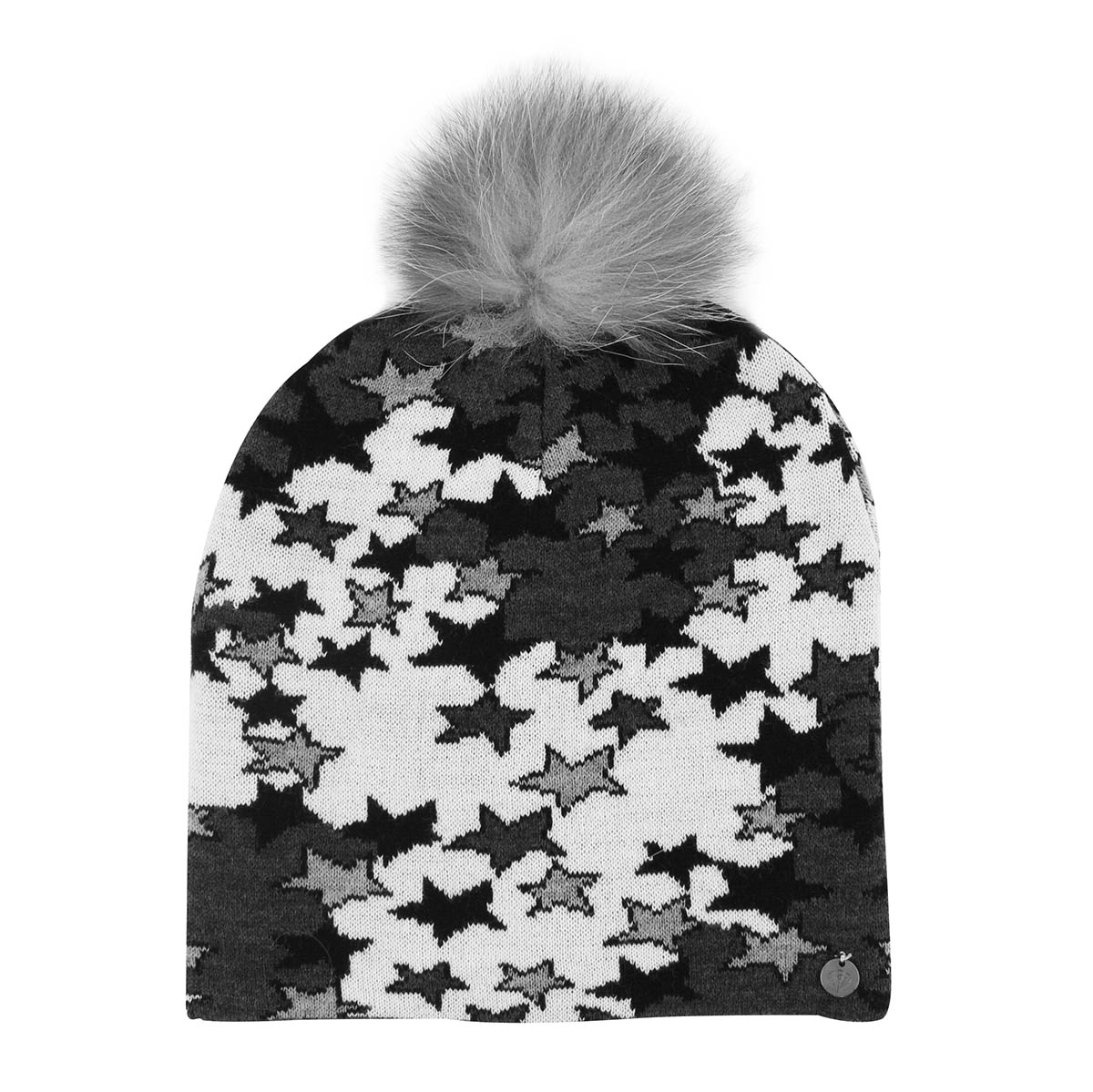 Lds Star Camo Stripe black hat