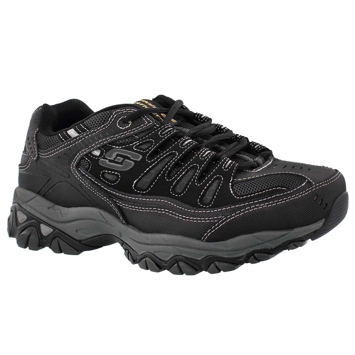 Men's AFTER BURN black sneakers - WIDTH - 4E