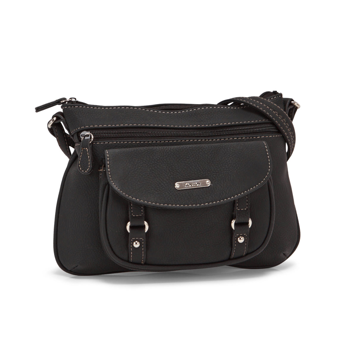 Lds Vera black small cross body bag