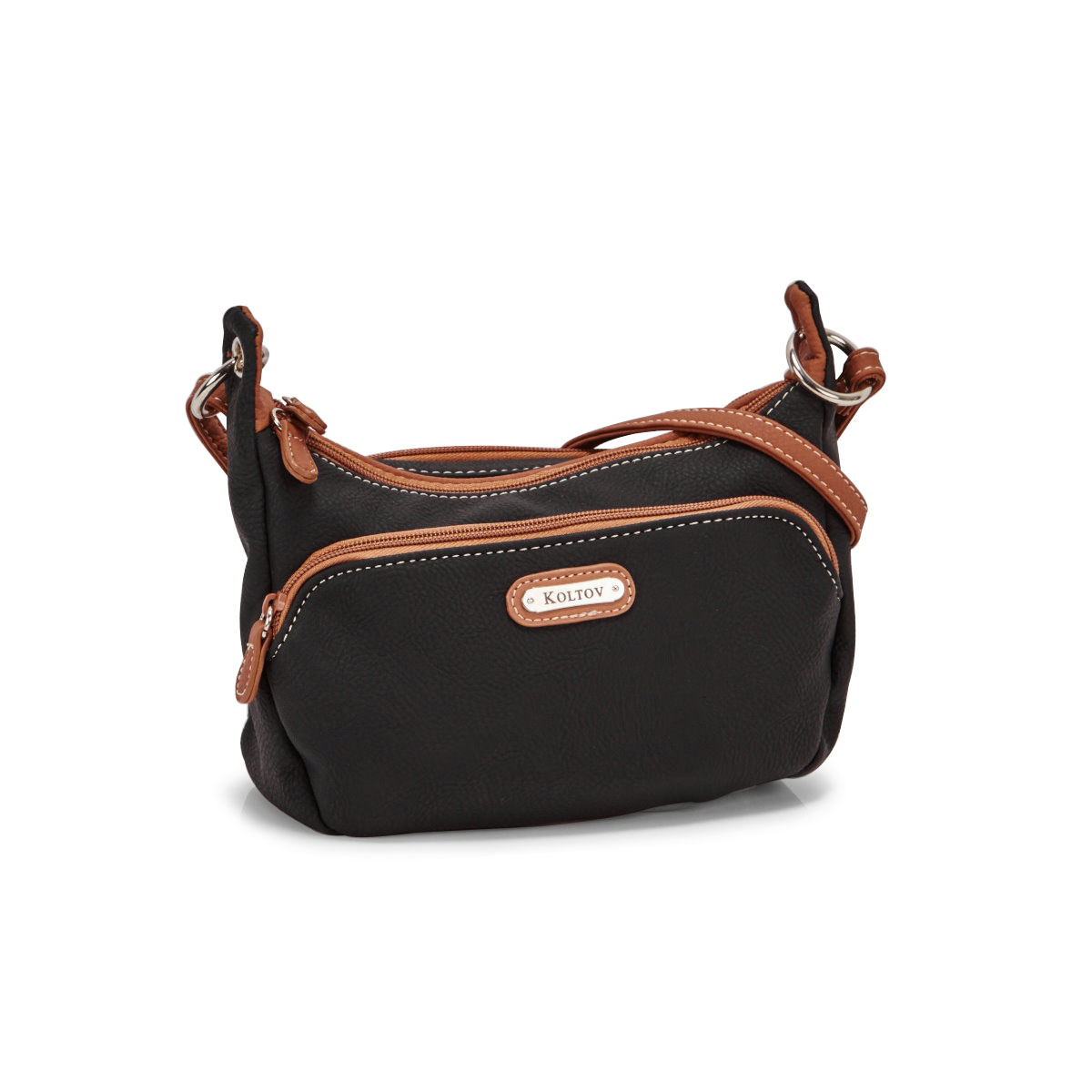 Lds Palmer blk/cgnc cross body bag