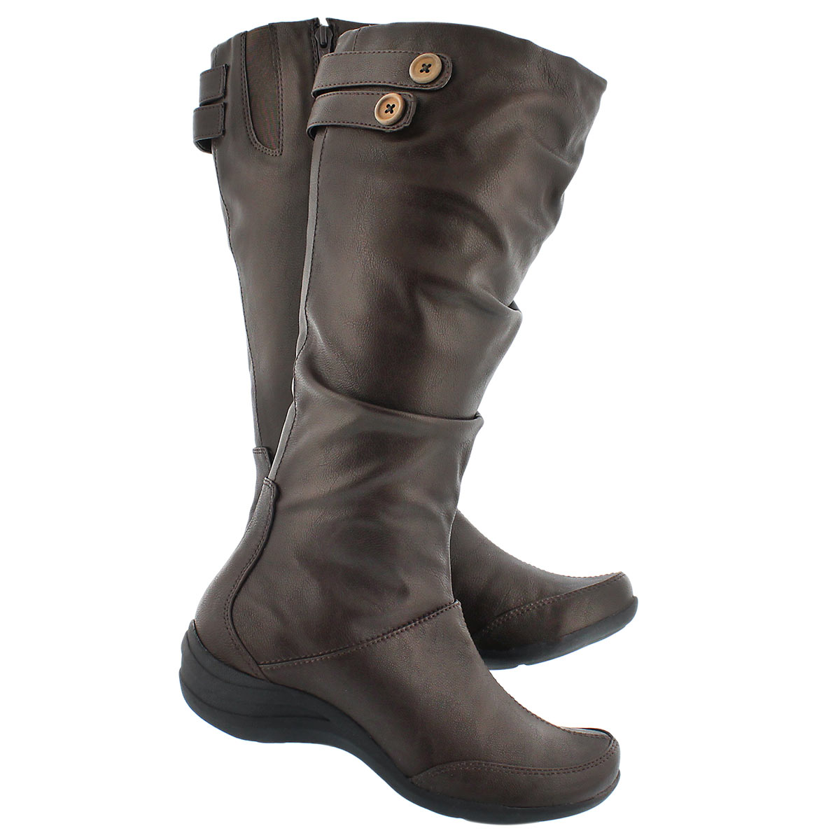 Lds Milieu brown tall dress boot