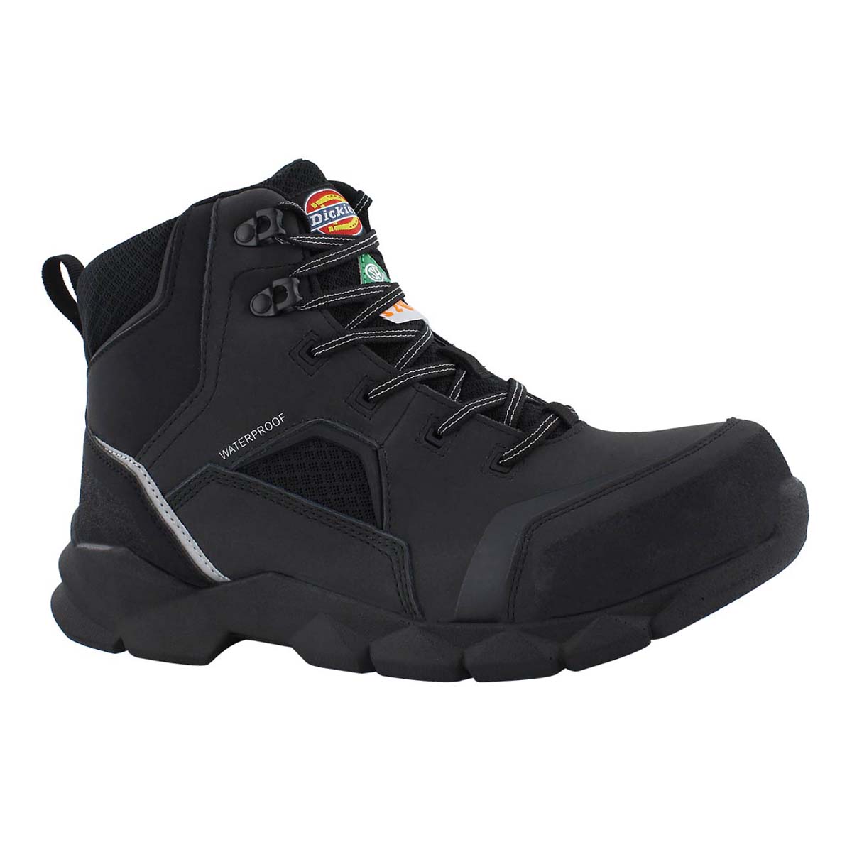 Mns Corvus blk lace up wtpf CSA boot