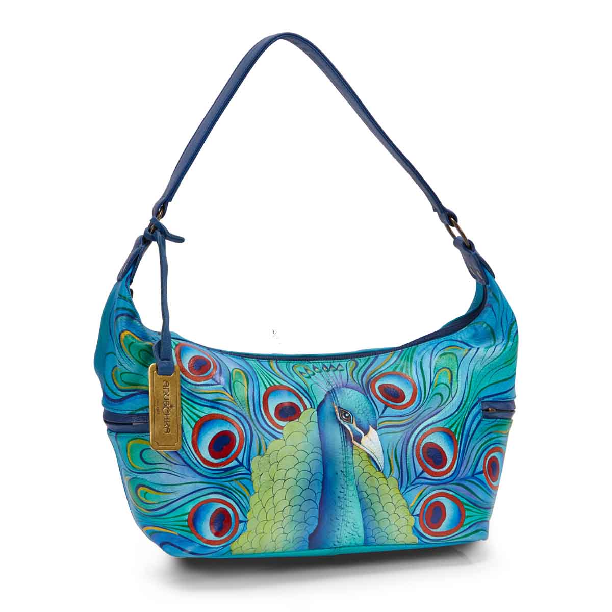 Women's JEWELED PLUME hobo bag