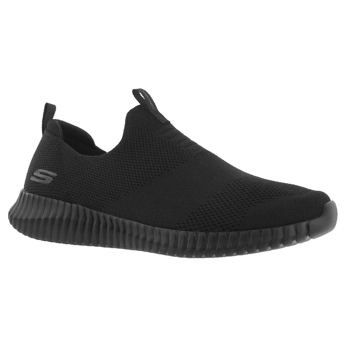 Men's ELITE FLEX WASIK black slip on shoes