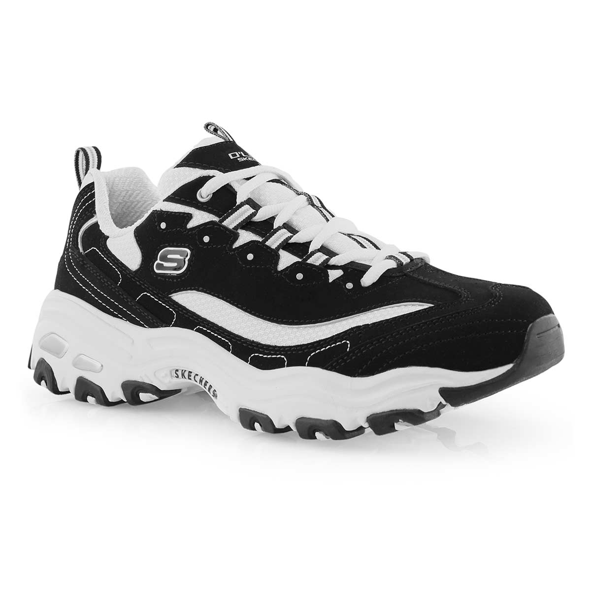 Mns D'Lites blk/wht lace up sneaker