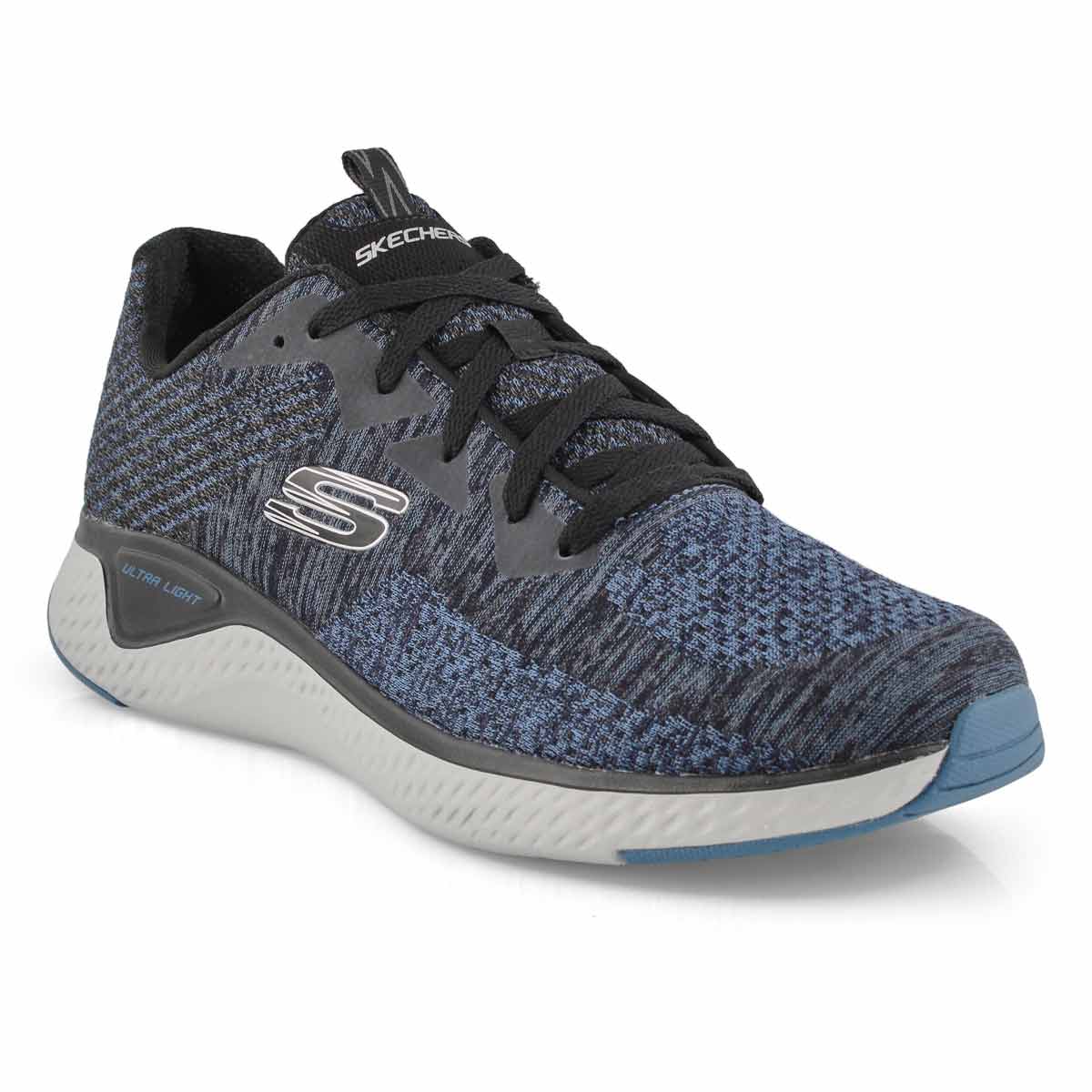 Mns Solar Fuse slate lace up sneaker