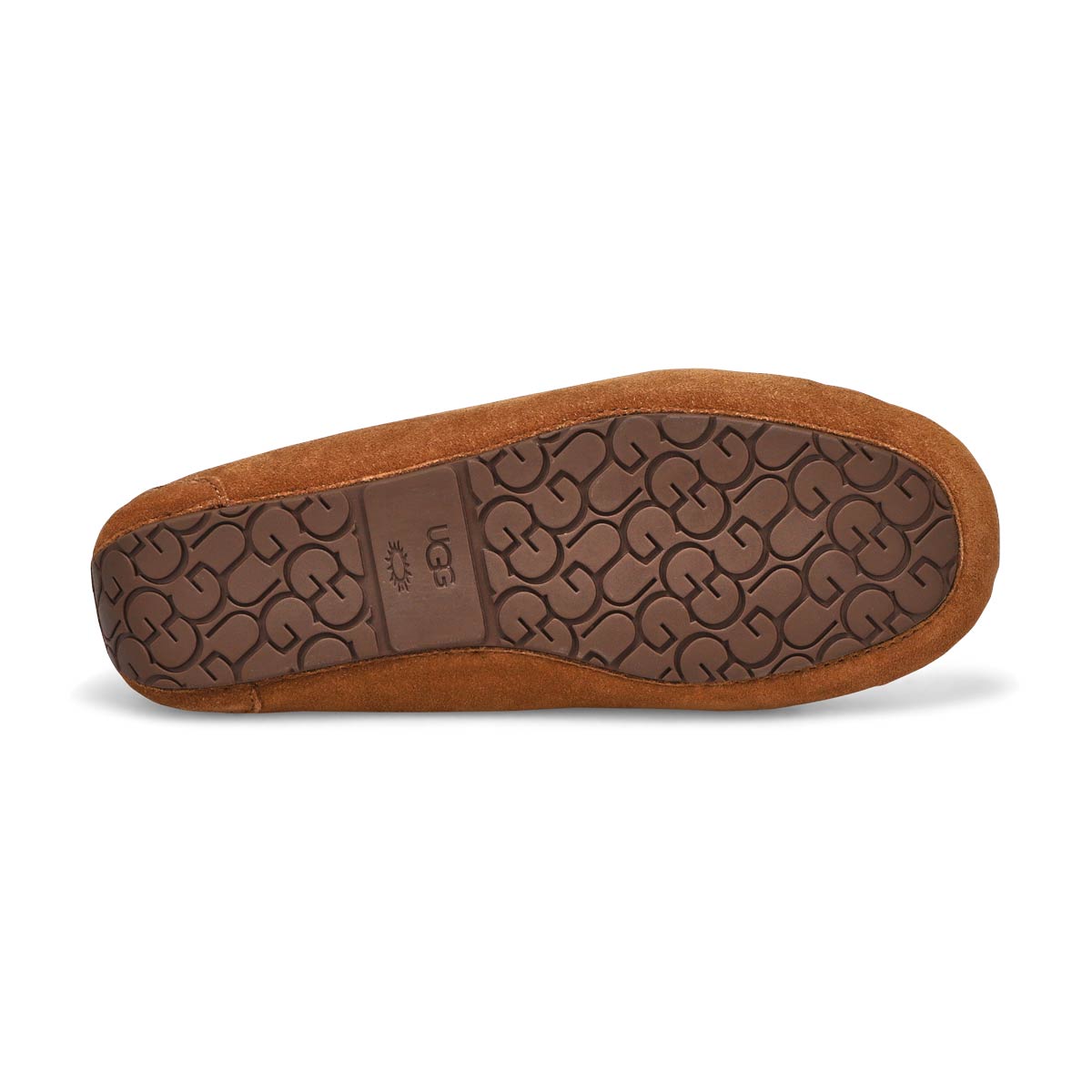 Grls Dakota chestnut suede moccasin