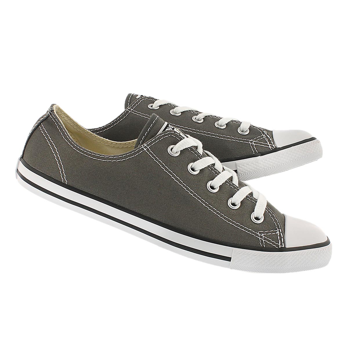 Lds CT AllStar Dainty Canvas charcoal ox