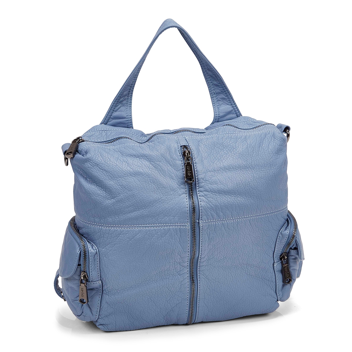 Women's 5317 denim blue washed backpack