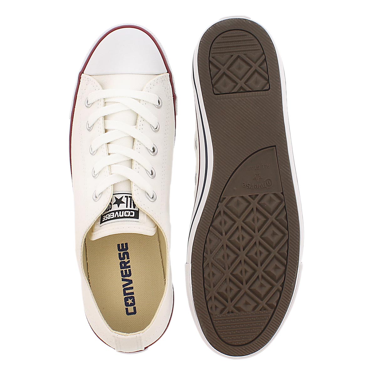 Lds CT AllStar Dainty Canvas white ox