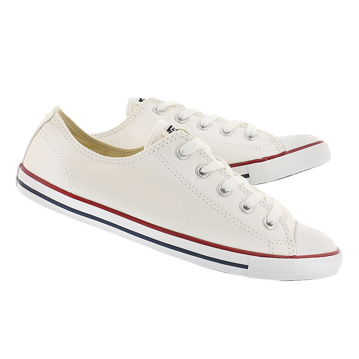 Lds CT AllStar Dainty Canvas white ox