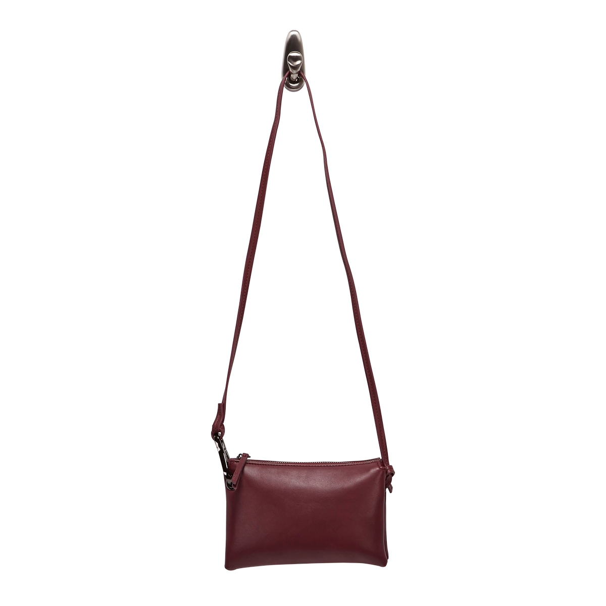 Lds wine mini cross body bag