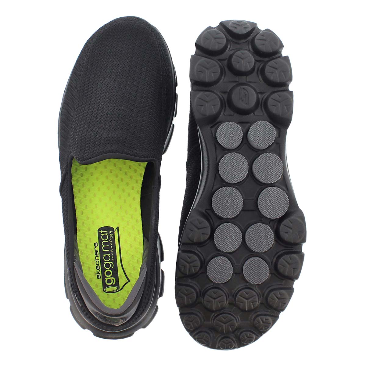Mns GOwalk 3 blk slip on shoe