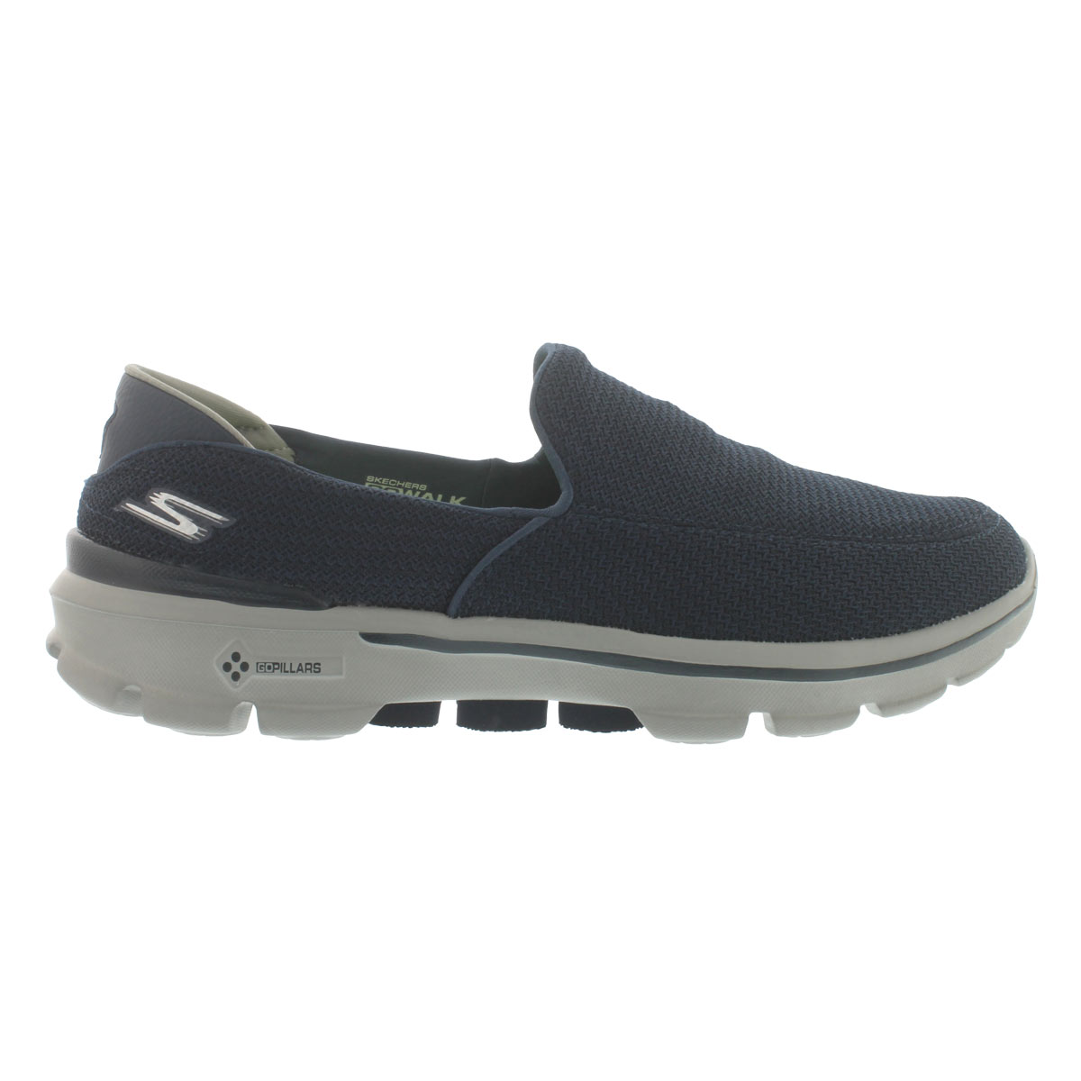 Mns GOwalk 3 navy/gry slip on shoe