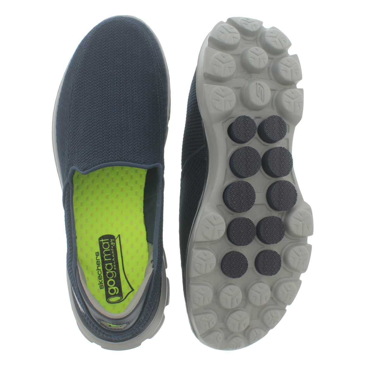 Mns GOwalk 3 navy/gry slip on shoe