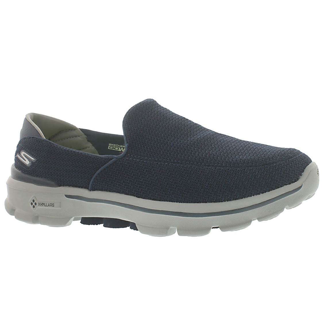 Mns GOwalk 3 navy/gry slip on shoe