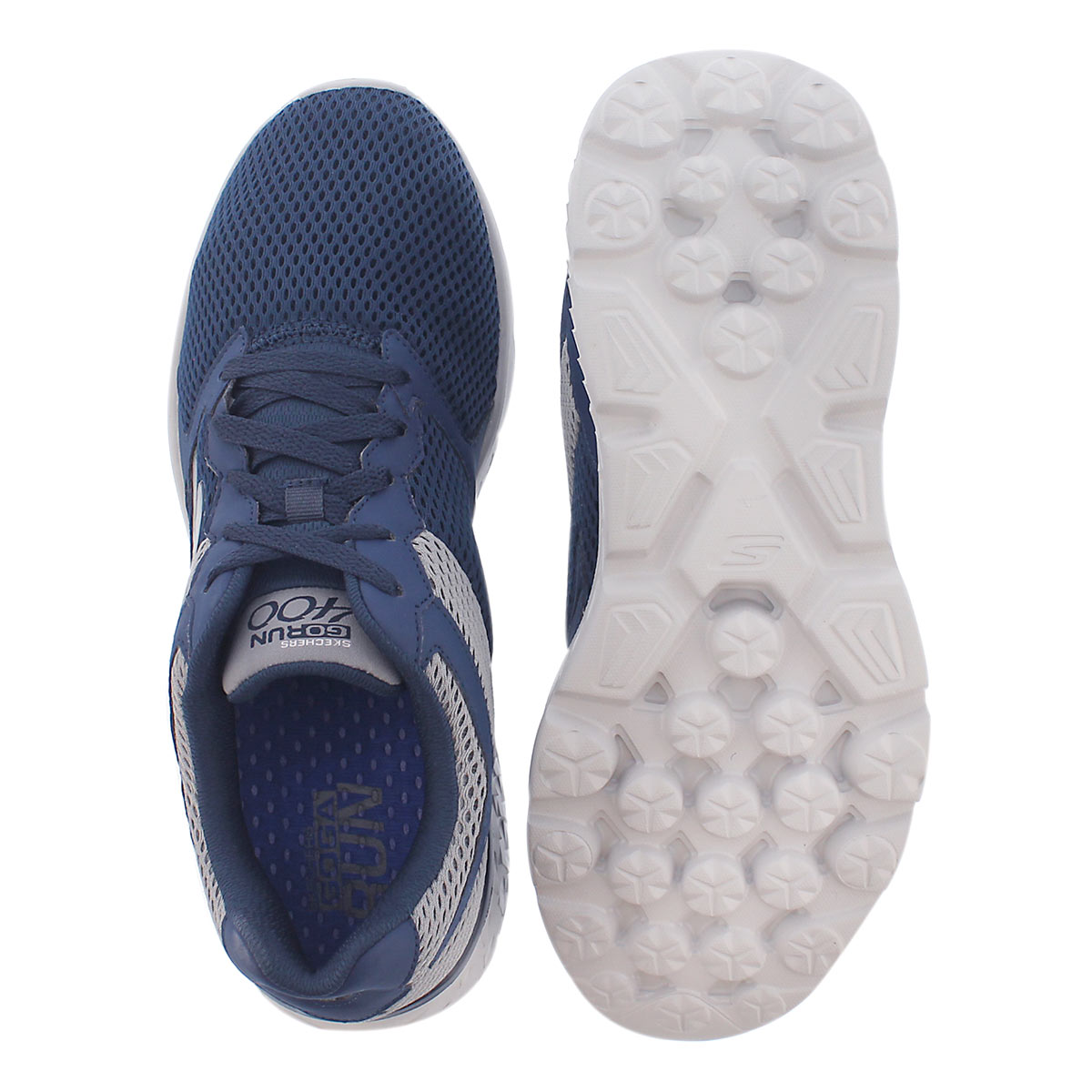 Mns GO Run 400 navy lace up running shoe