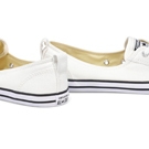 converse ballet lace slip white