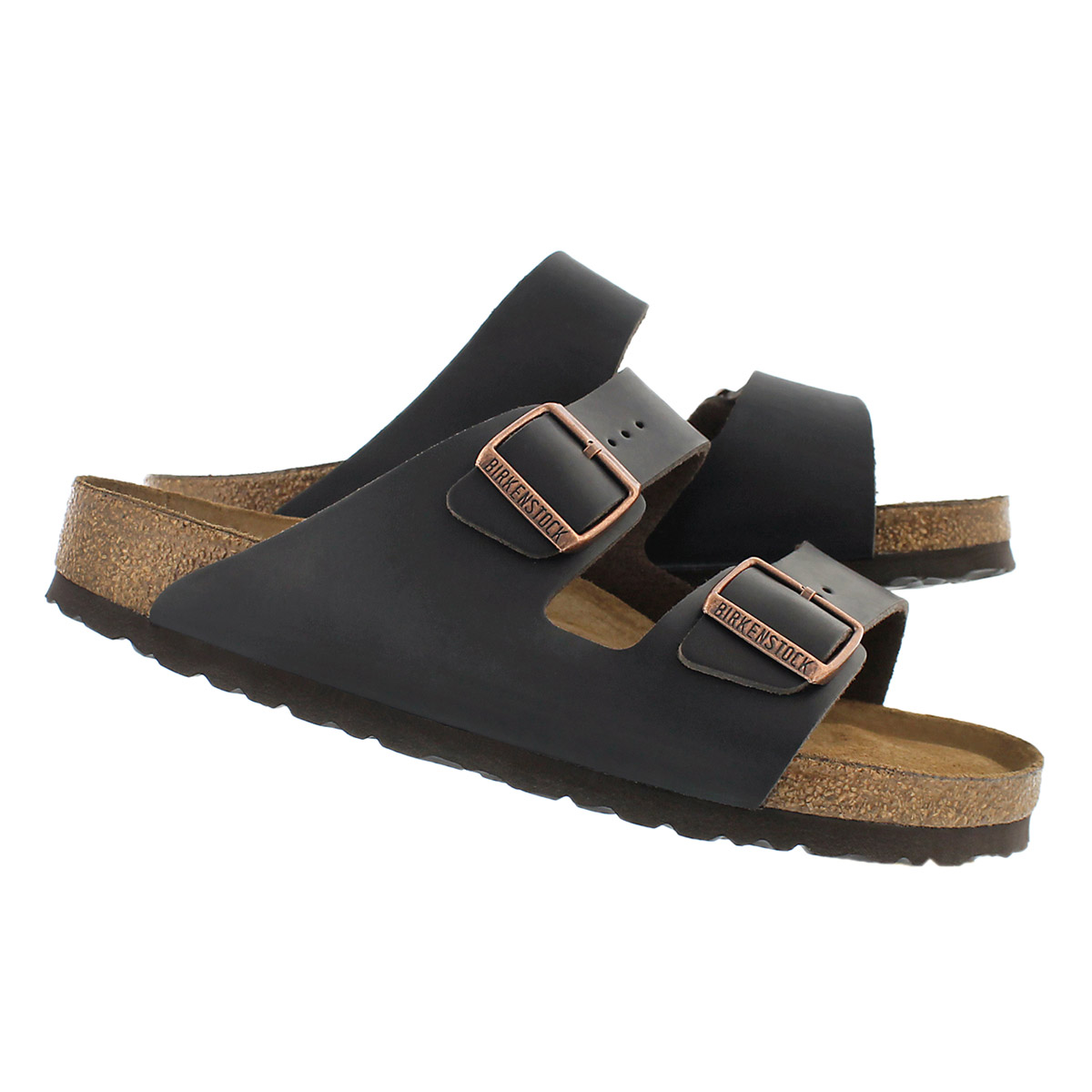 Mns Arizona brown 2 strap sandal SF
