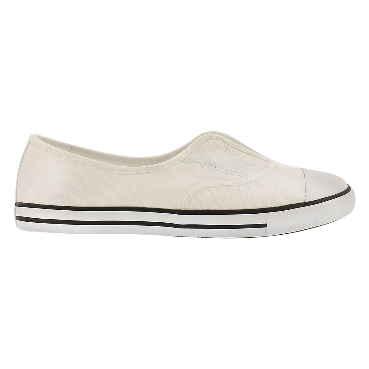 Lds CT AllStar Cove Canvas wht slip on