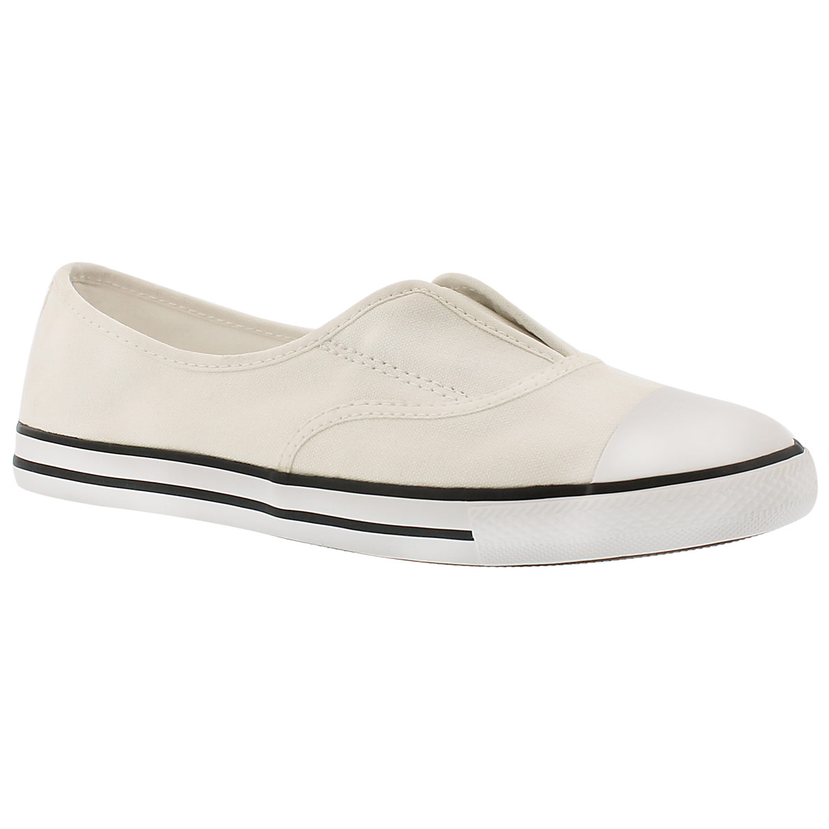 Lds CT AllStar Cove Canvas wht slip on