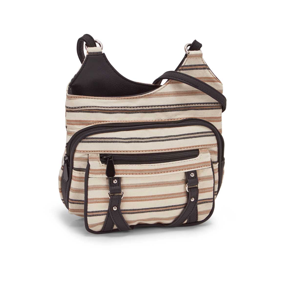 Women's PRIME CALSSIC black stripe cross body bag