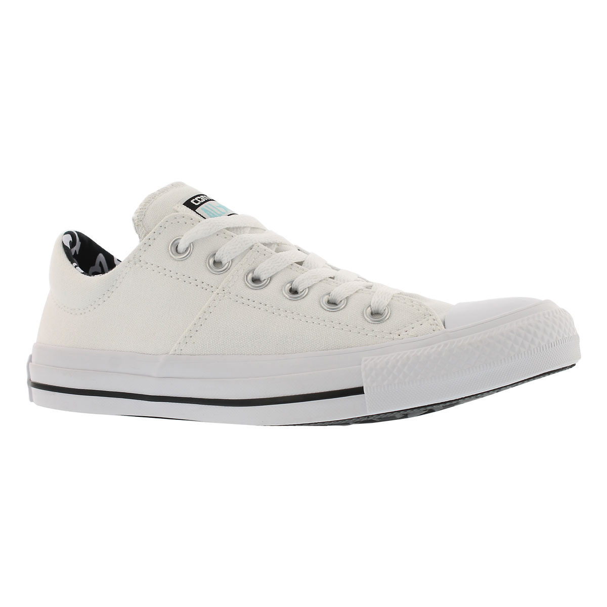 Lds CTAS Madison Ox wht/blk snkr