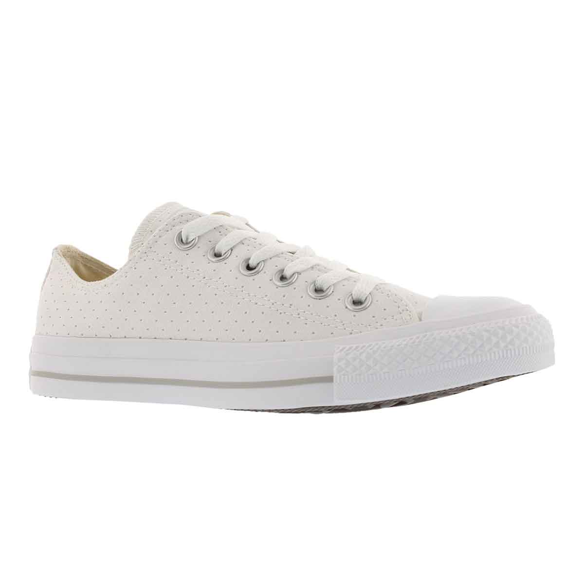 Women's CT ALL STAR PERFORATED white sneakers