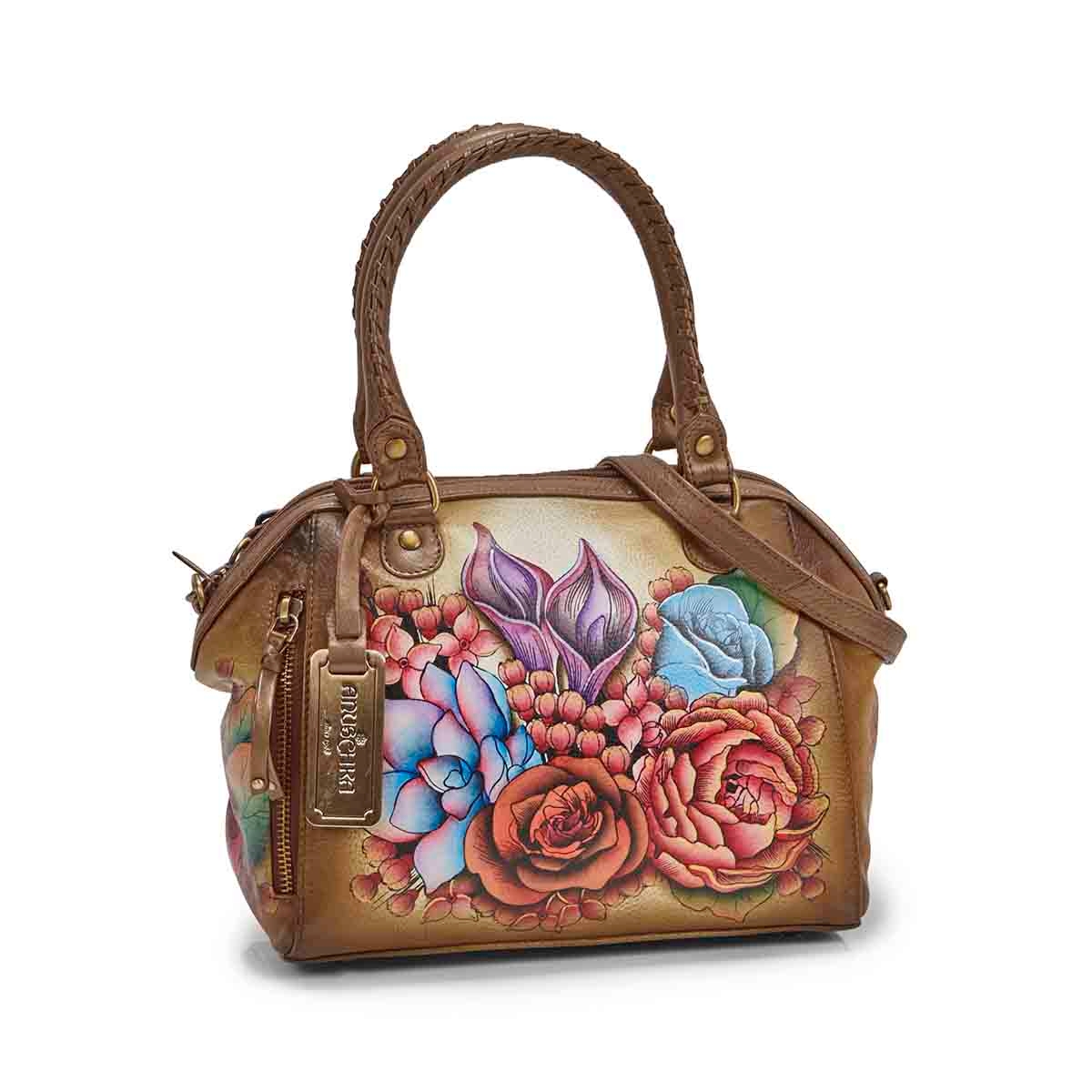 Women's LUSH LILAC bronze tote