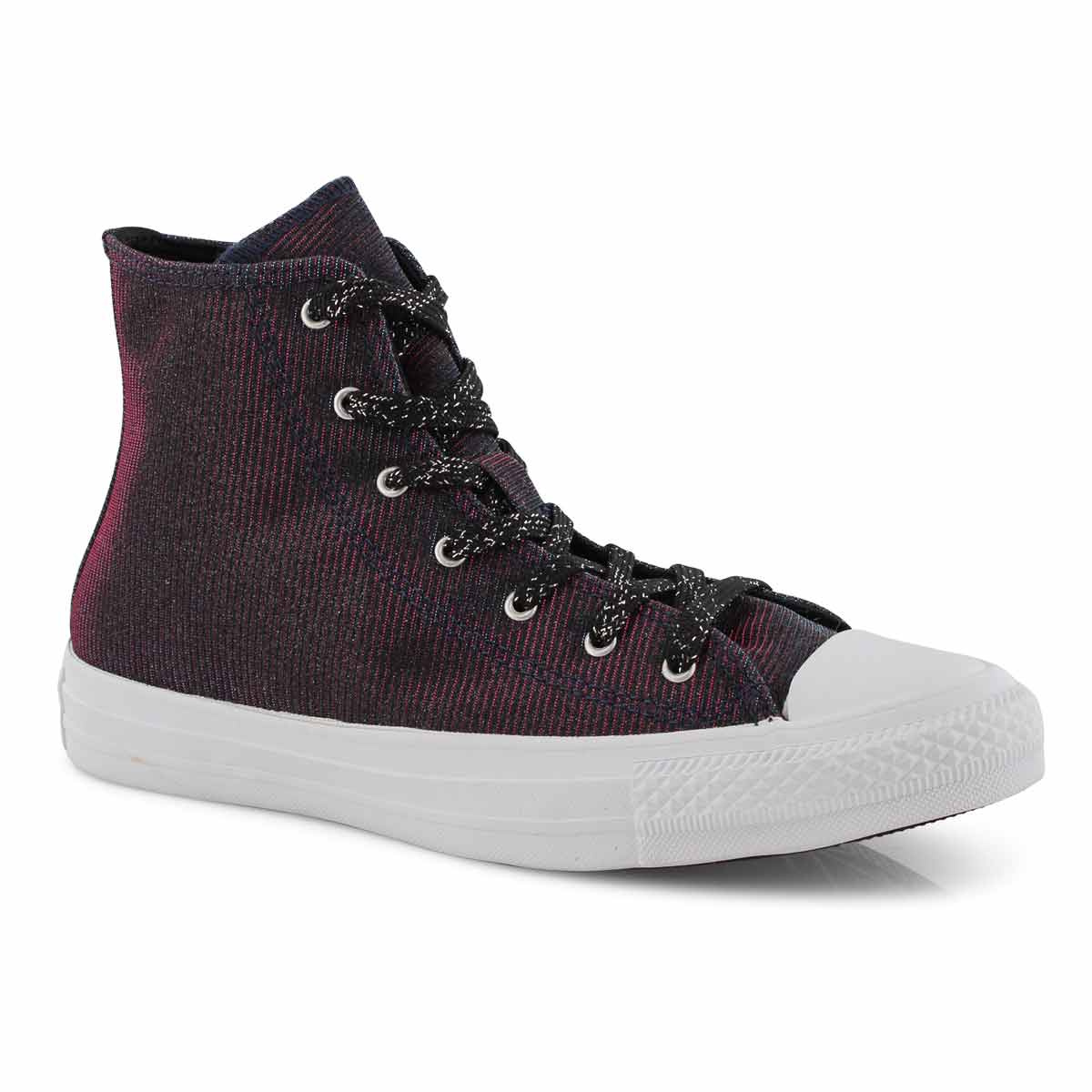 Lds CTAS Starware Hi blk/pnk snkr