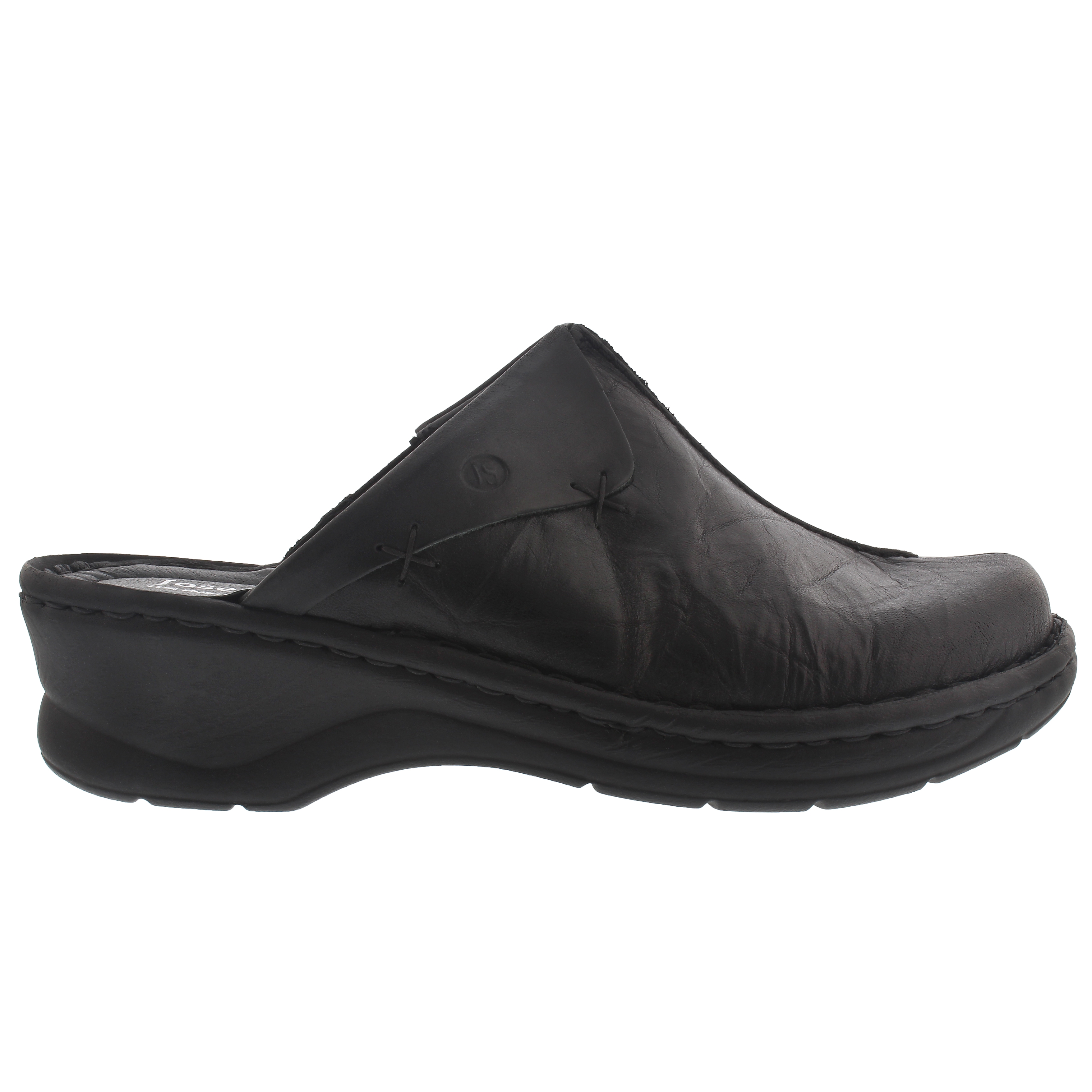 Lds Catalonia 48 black low wedge clog