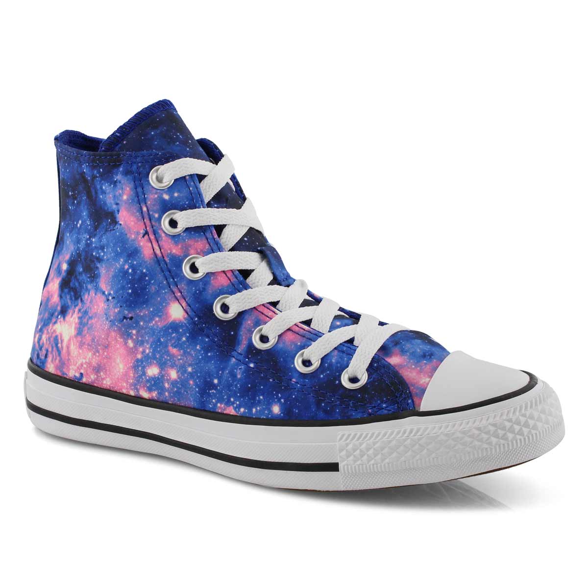 converse high top galaxy print