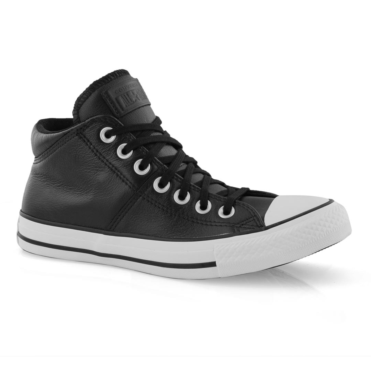 Lds CTAS Madison Mid blk/wht snkr