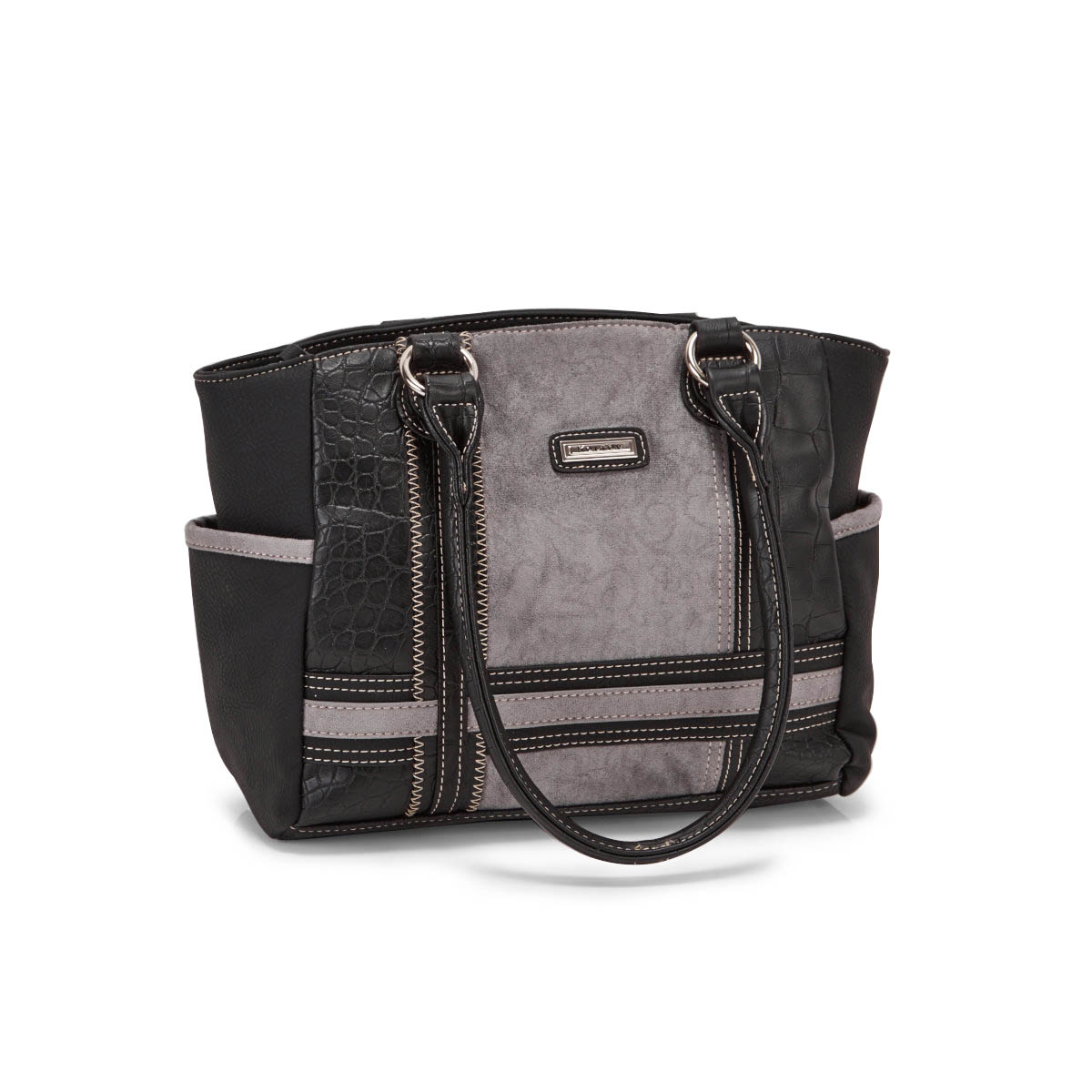Lds Clark black/combo shoulder bag