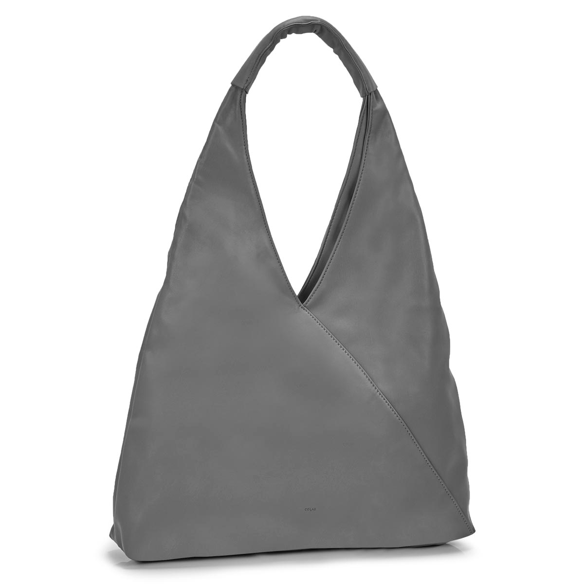 Women's ALEXIS grey triangle hobo bag