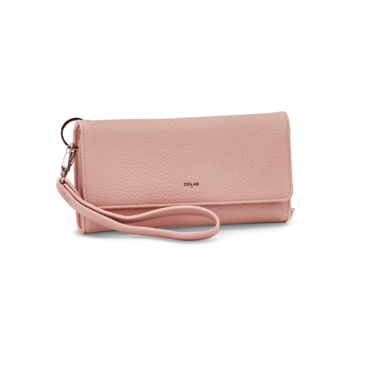 Lds Beth pink detachable strap wristlet