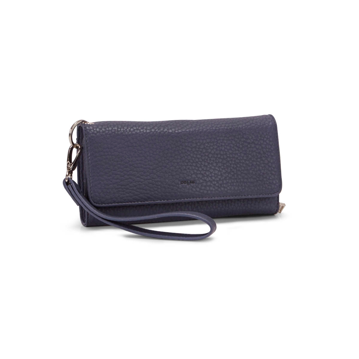 Lds Beth denim detachable strap wristlet