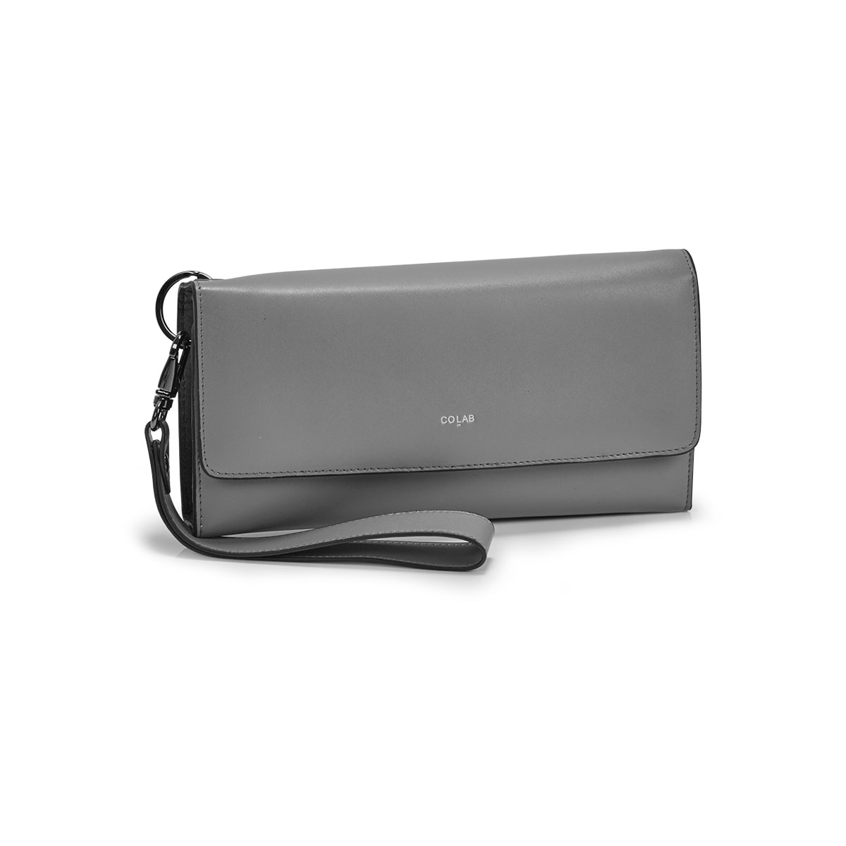 Lds Beth grey detachable strap wristlet