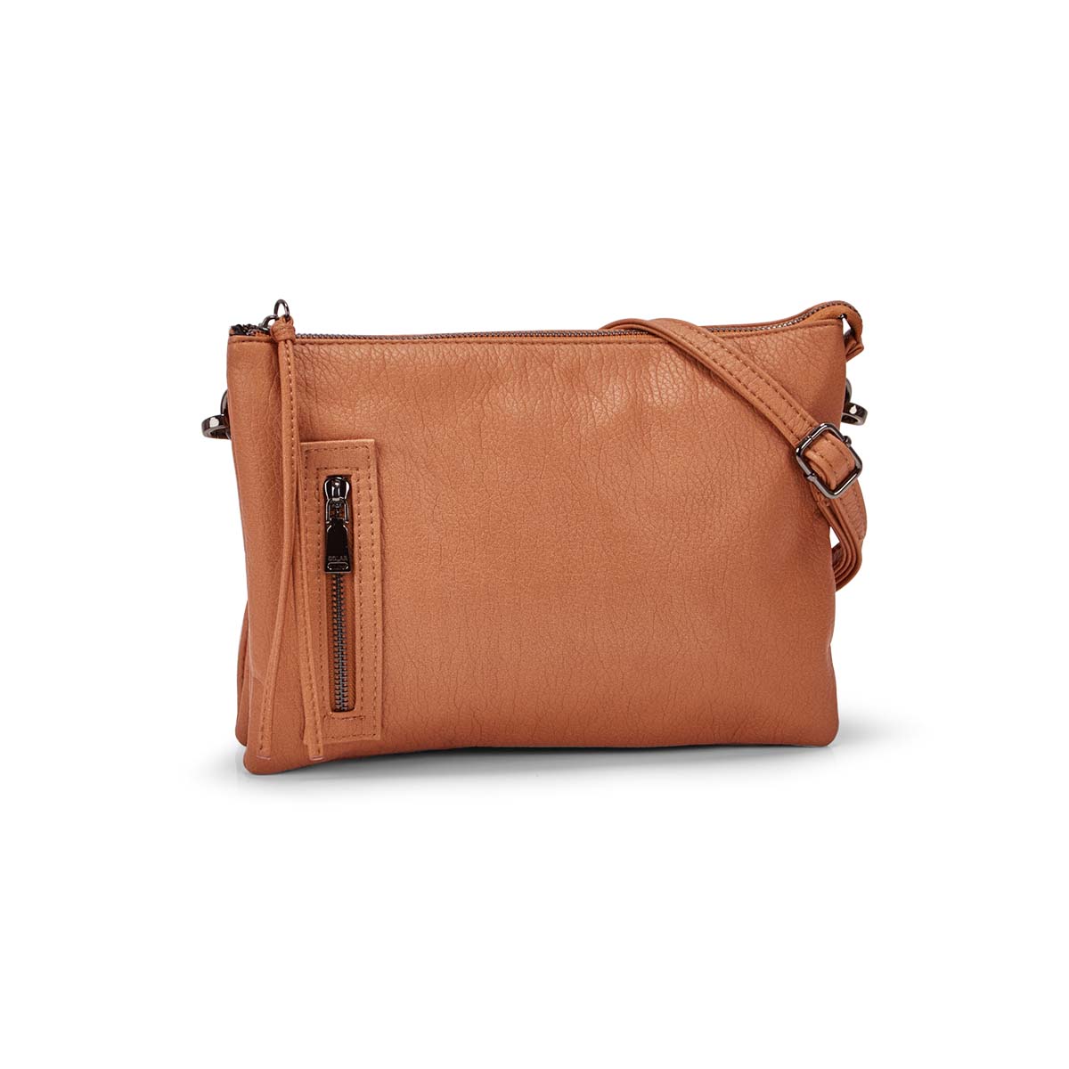 Women's LOFT FLAT pecan crossbody bag