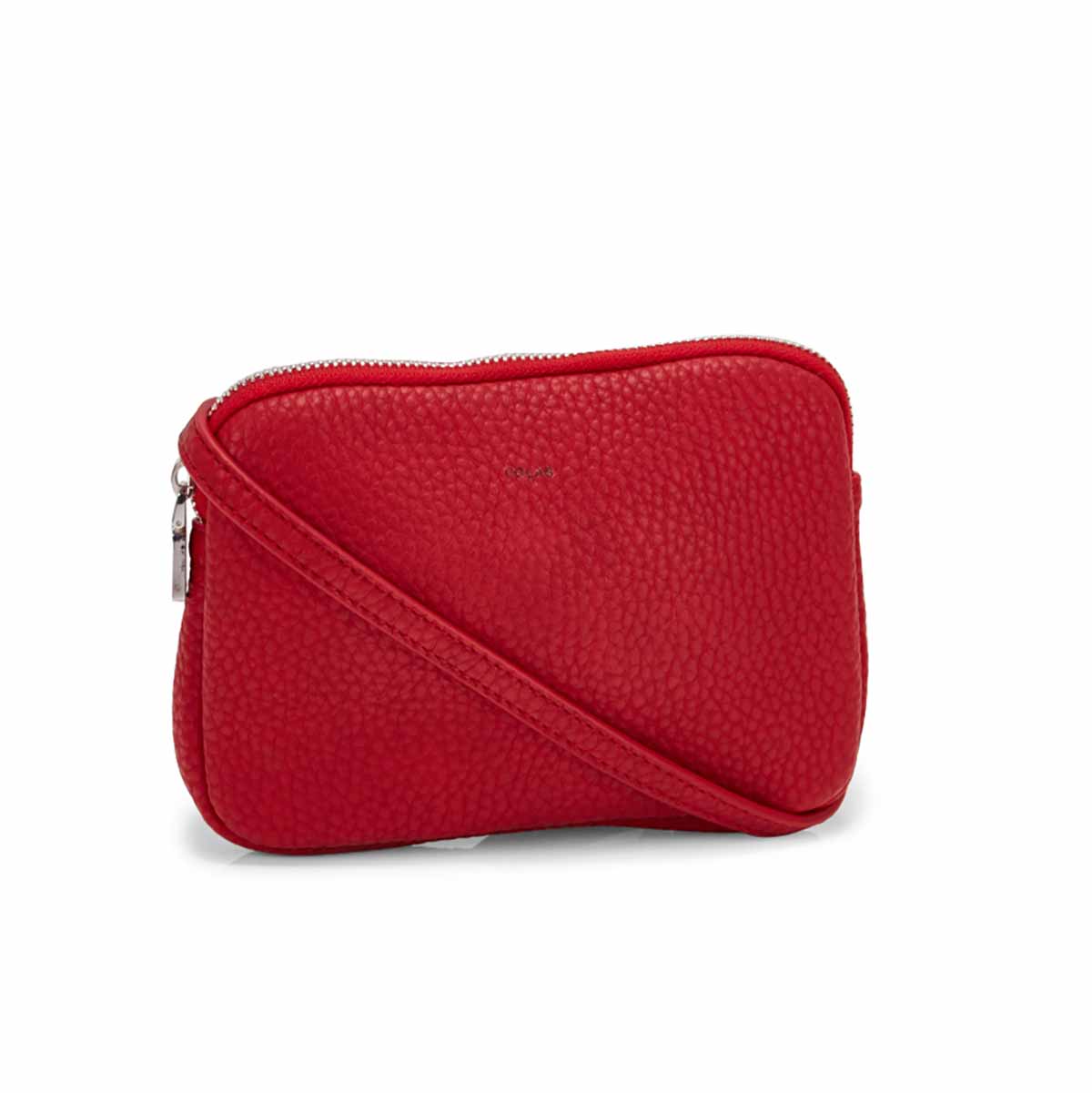 Lds Sydney Crossbody red zip up wallet