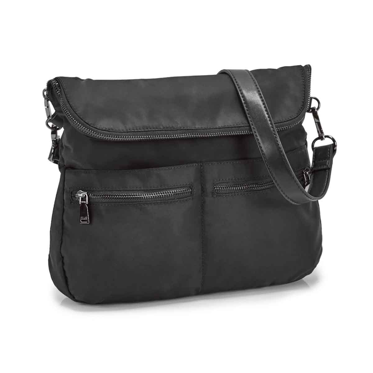 Women's CHELSEA MESSANGER black cross body bag