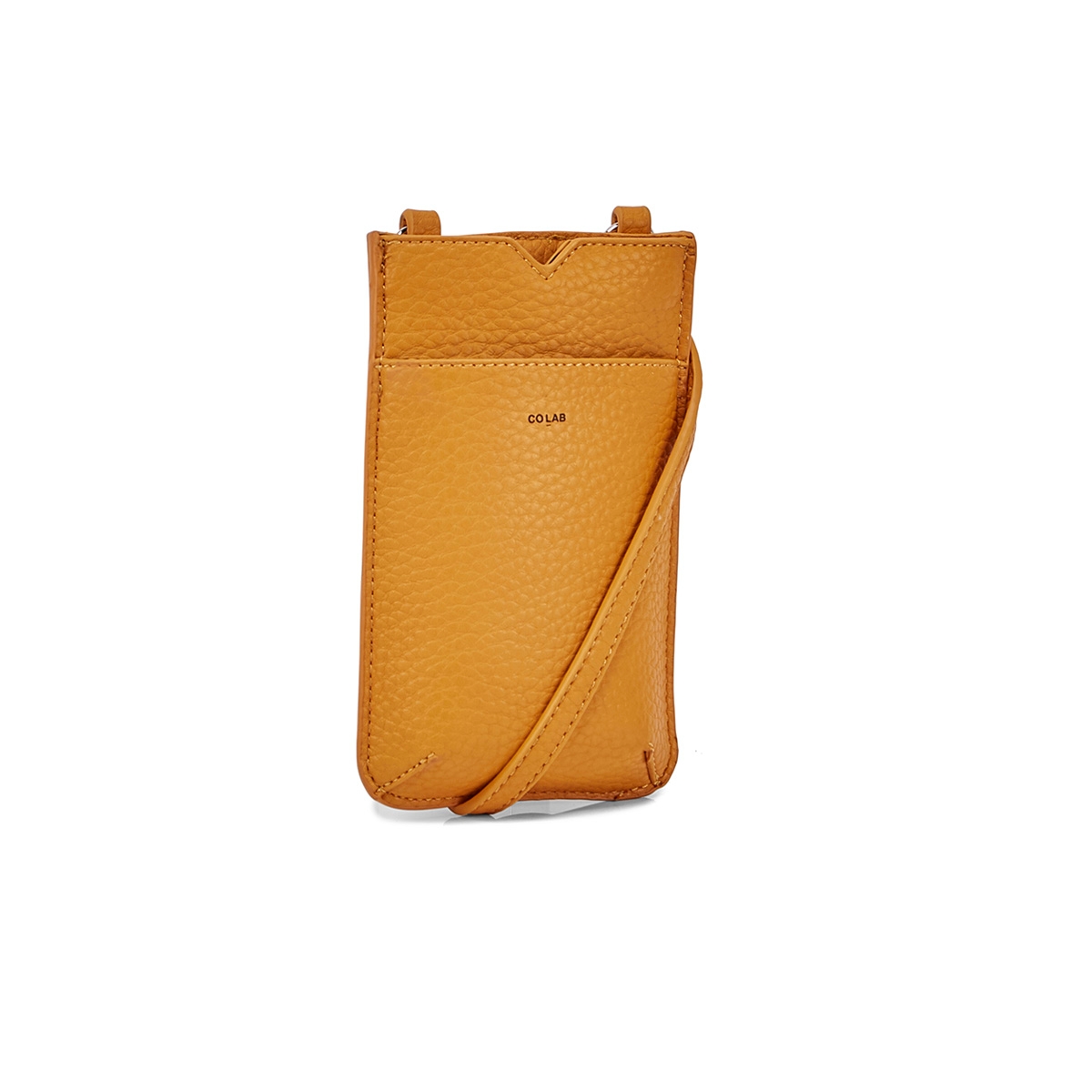 Lds marigold cell-phone holder crossbody