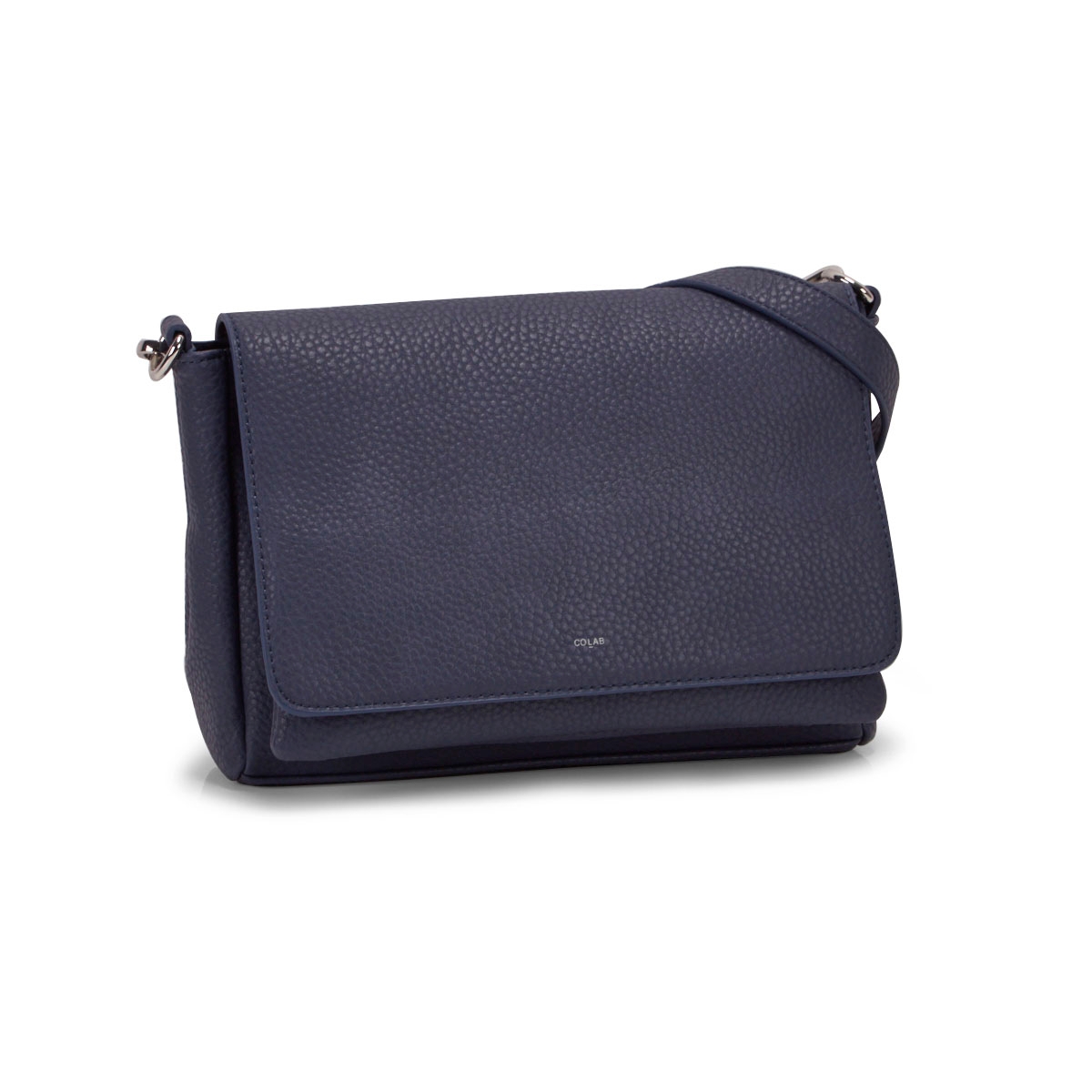 Lds denim messenger crossbody bag