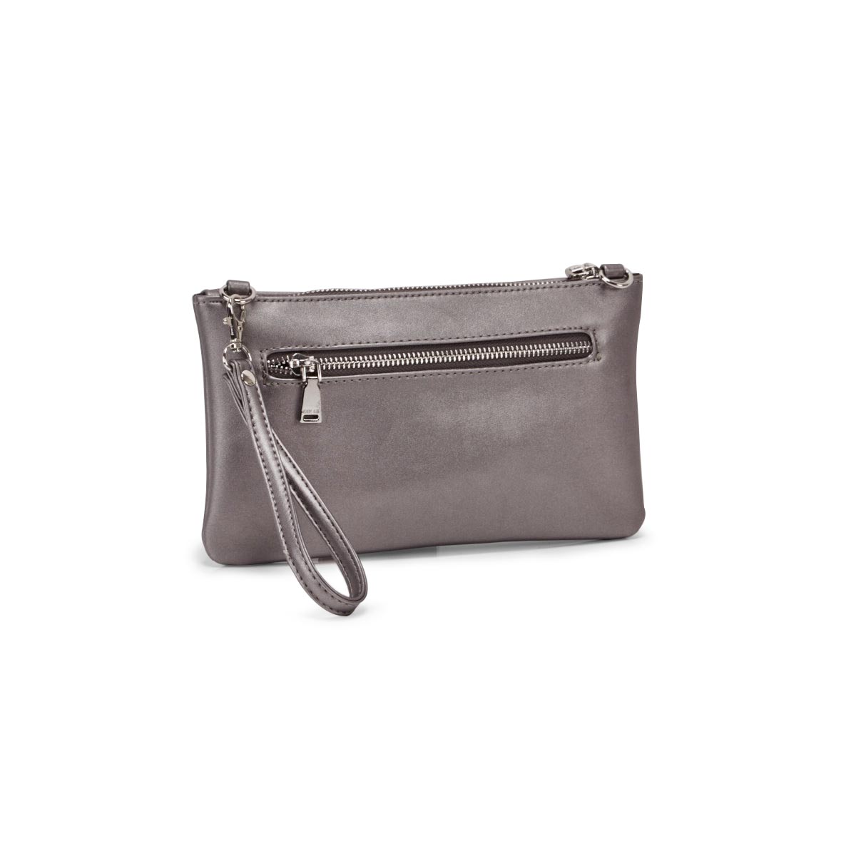 Lds Rock and Chain pewter cross body bag