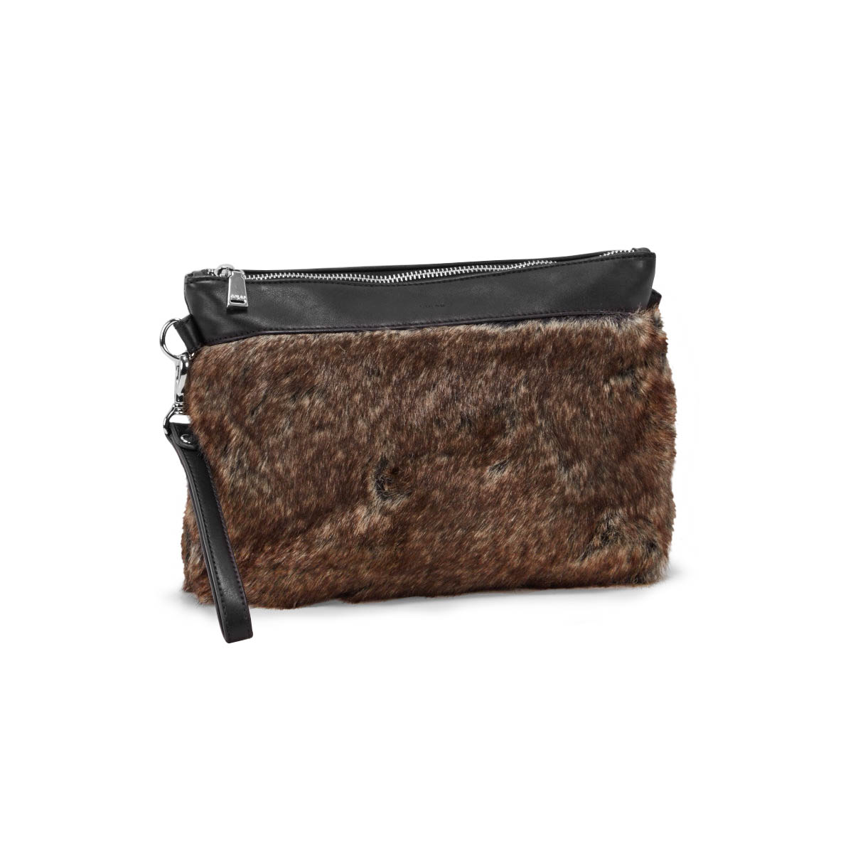 Lds black/brown clutch crossbody