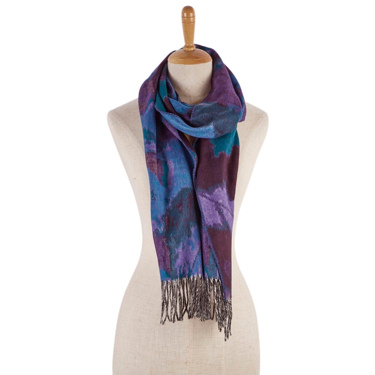 Lds Mirage plum scarf