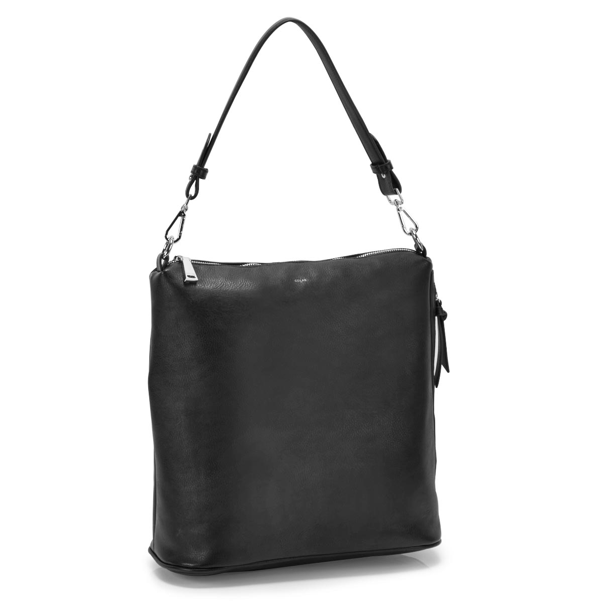 Lds black convertible hobo bag