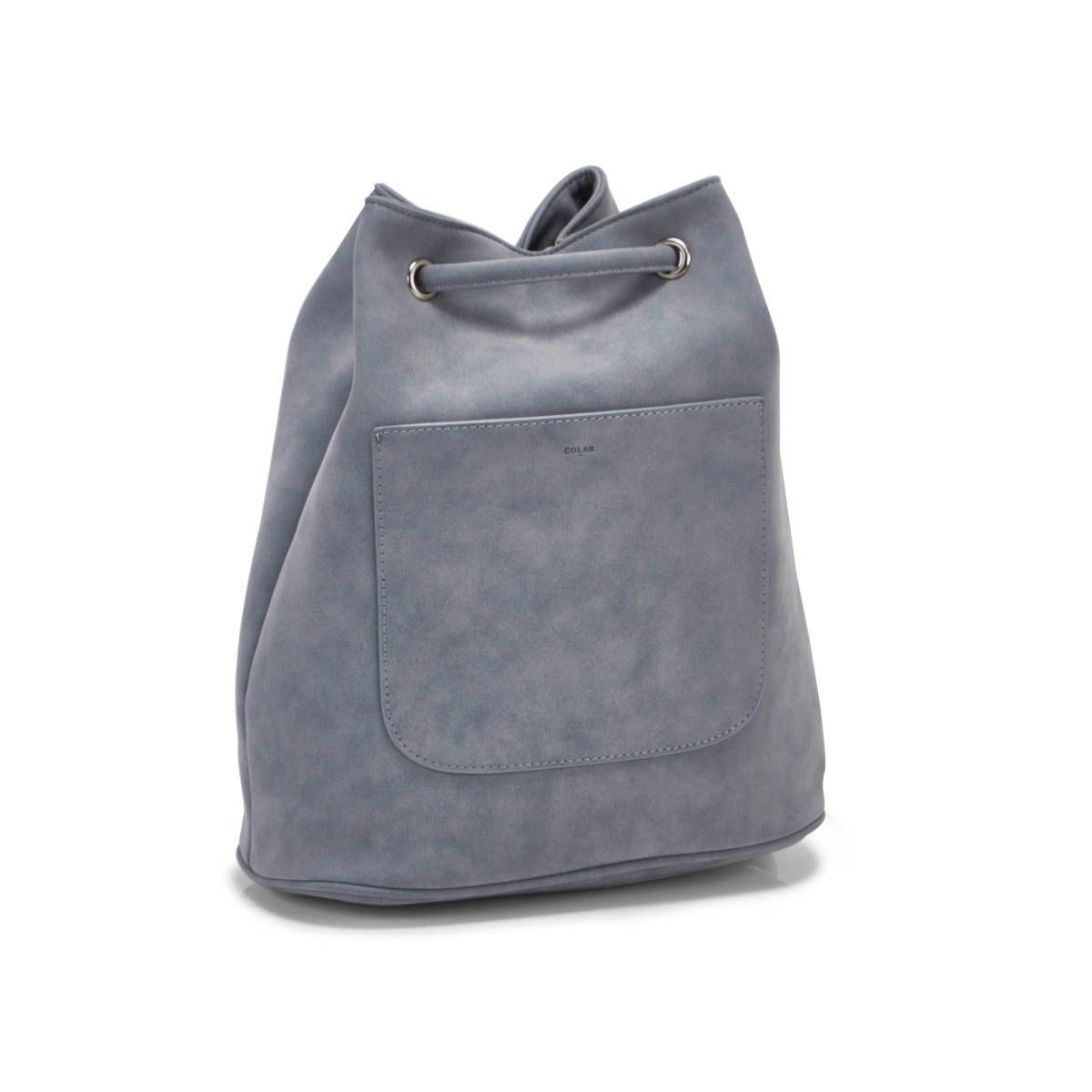 Lds mist blue drawstring backpack