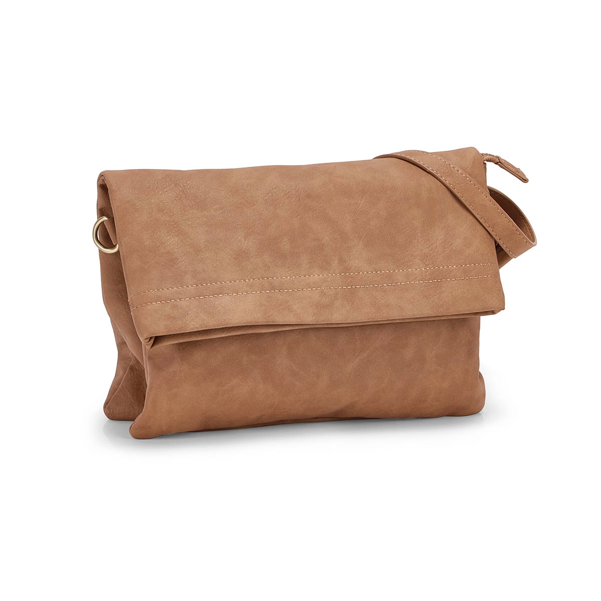 Lds whiskey foldover crossbody bag